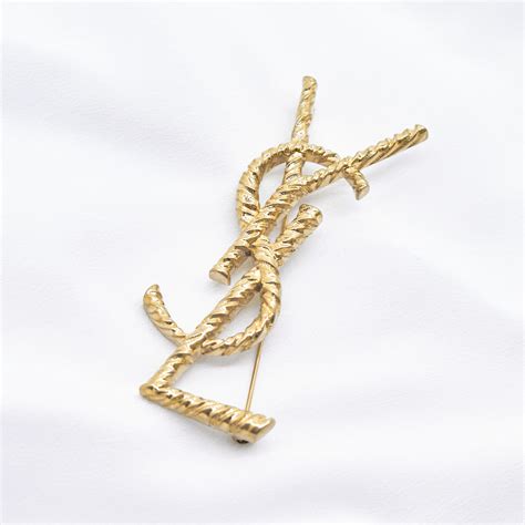 ysl brosche|designer saint laurent brooches.